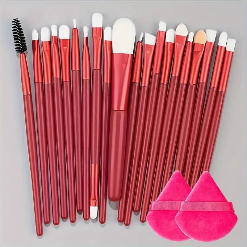 Set of 13 soft and fluffy makeup brushes.AzizaK