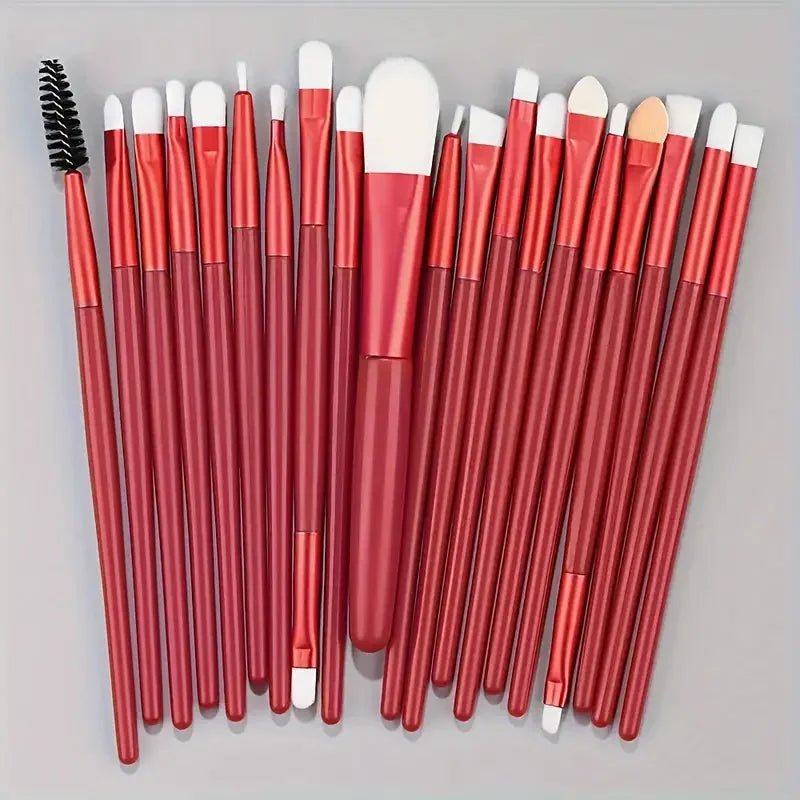 Set of 13 soft and fluffy makeup brushes.AzizaK