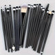 Set of 13 soft and fluffy makeup brushes.AzizaK