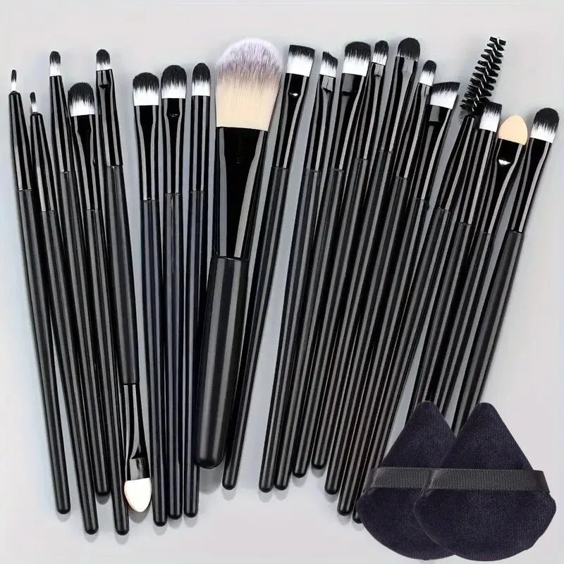 Set of 13 soft and fluffy makeup brushes.AzizaK