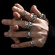 Set of 7 stainless steel ringsAzizaK