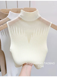 Sheer Knit Tank – SleevelessAzizaK