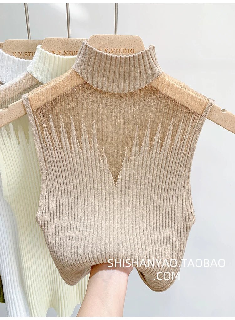 Sheer Knit Tank – SleevelessAzizaK