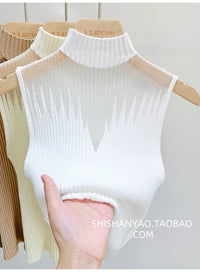Sheer Knit Tank – SleevelessAzizaK