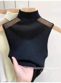 Sheer Knit Tank – SleevelessAzizaK