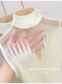 Sheer Knit Tank – SleevelessAzizaK