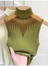 Sheer Knit Tank – SleevelessAzizaK