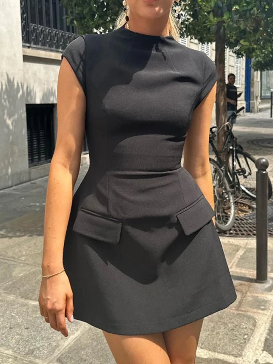 Short dress with short sleevesAzizaK