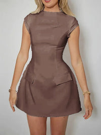 Short dress with short sleevesAzizaK