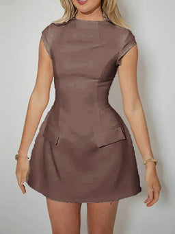 Short dress with short sleevesAzizaK