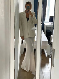 Simple and elegant satin skirtAzizaK