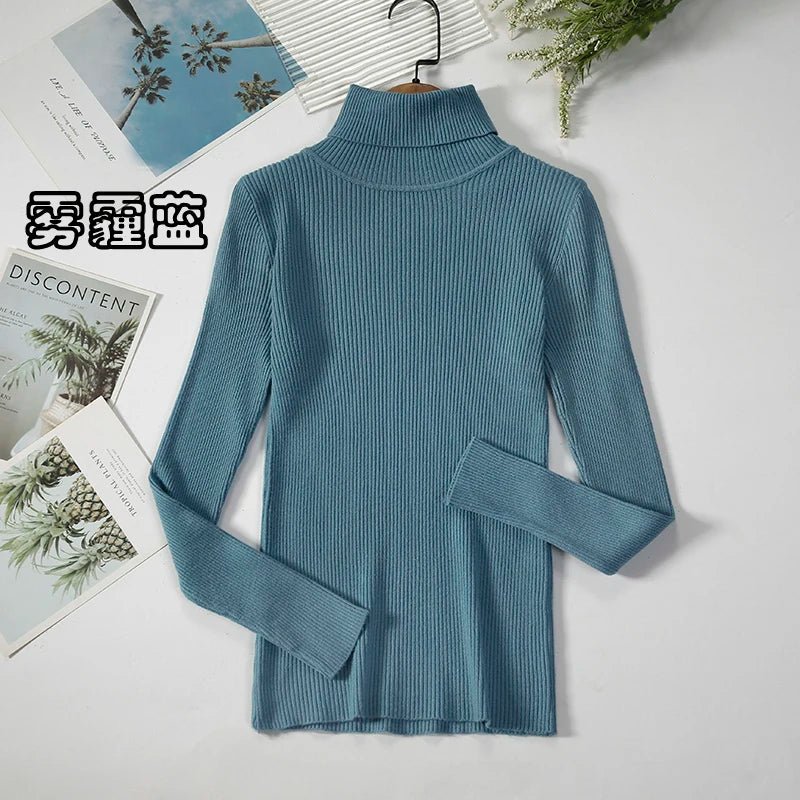 Simple turtleneck sweaterAzizaK