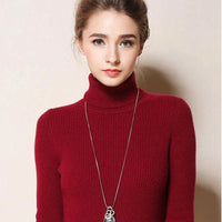 Simple turtleneck sweaterAzizaK
