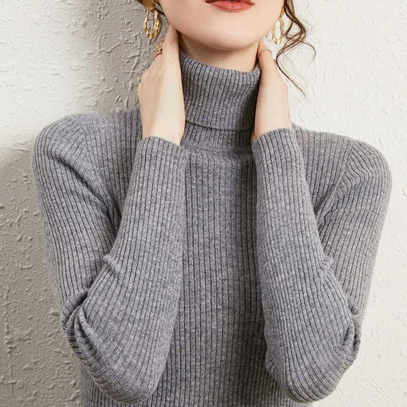 Simple turtleneck sweaterAzizaK