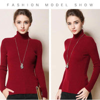 Simple turtleneck sweaterAzizaK