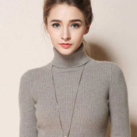 Simple turtleneck sweaterAzizaK