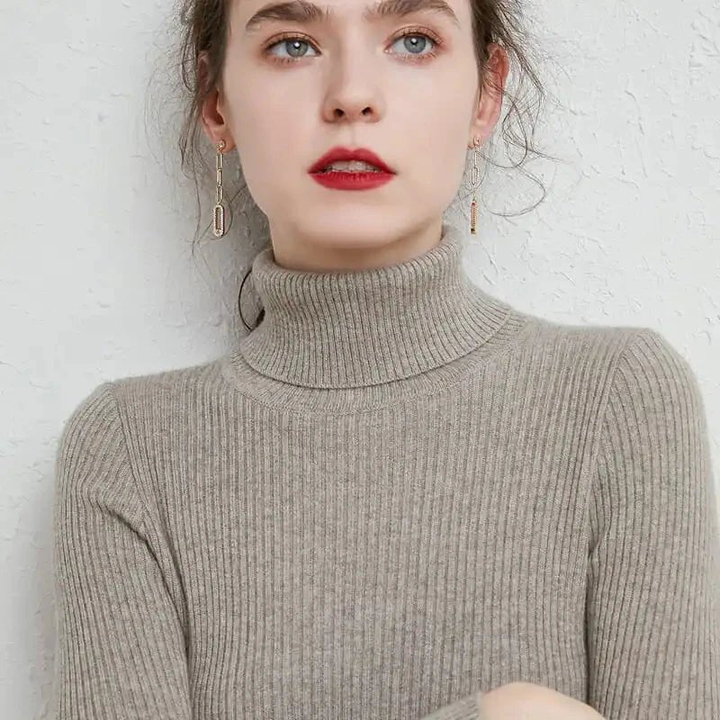 Simple turtleneck sweaterAzizaK