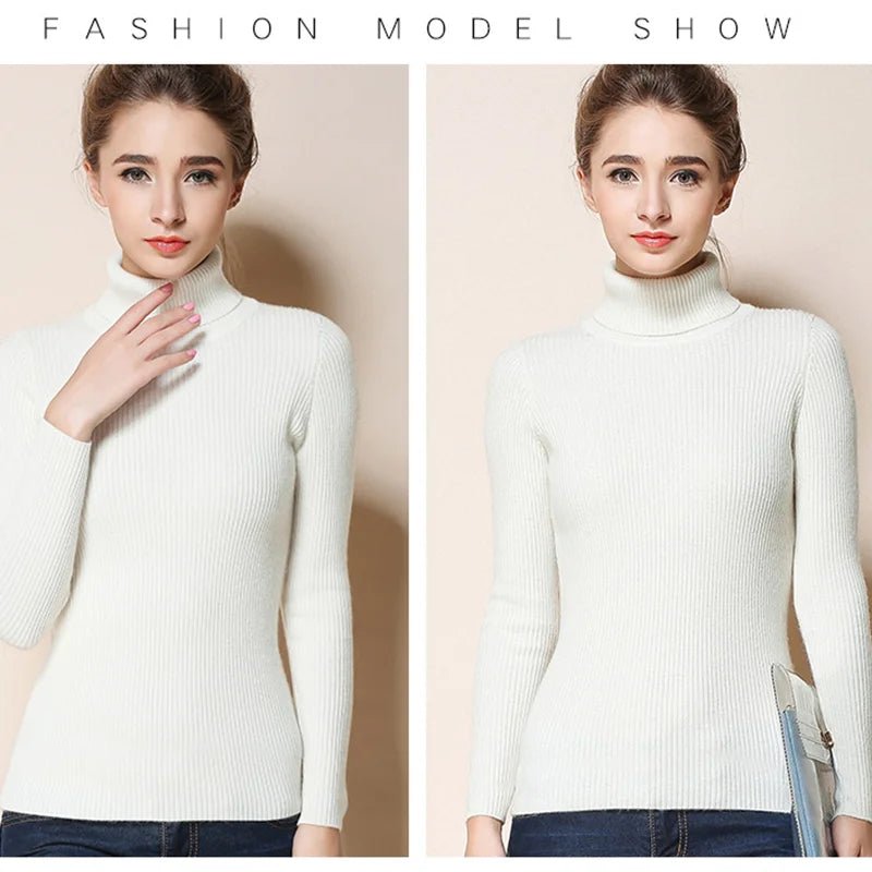 Simple turtleneck sweaterAzizaK