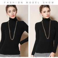 Simple turtleneck sweaterAzizaK