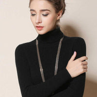 Simple turtleneck sweaterAzizaK