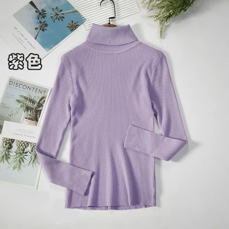 Simple turtleneck sweaterAzizaK