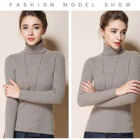 Simple turtleneck sweaterAzizaK