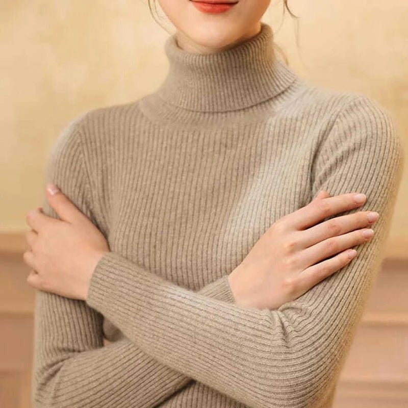 Simple turtleneck sweaterAzizaK