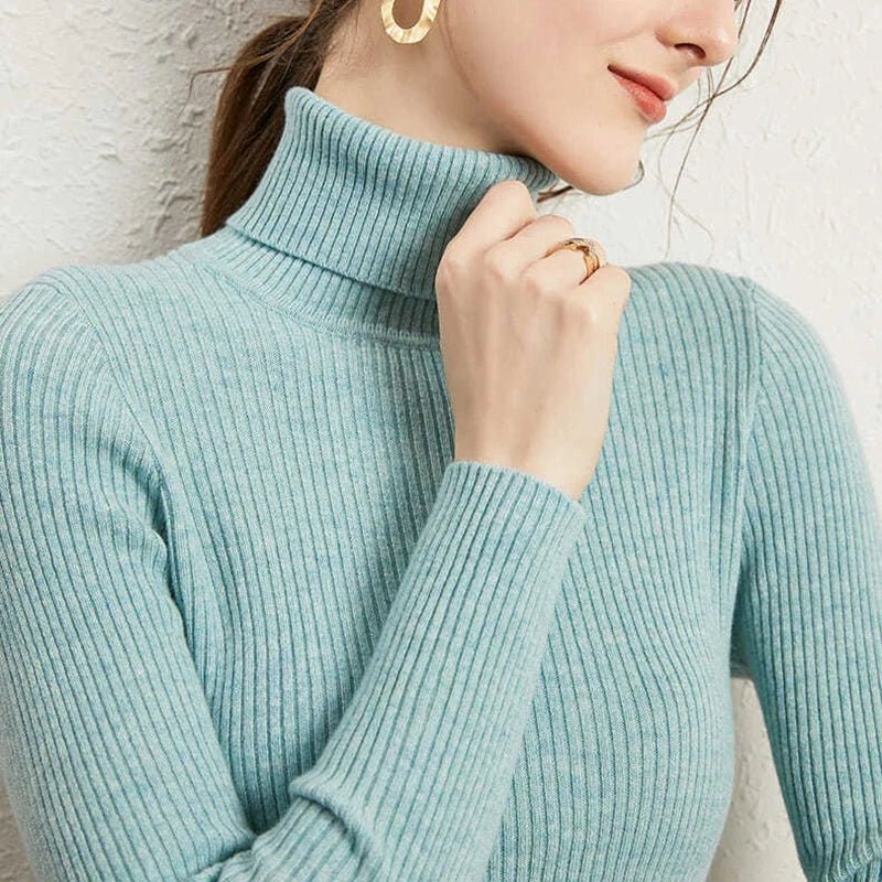 Simple turtleneck sweaterAzizaK
