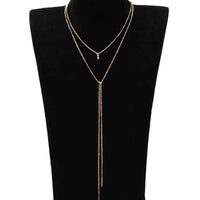 Single chain gold and silver choker necklaceAzizaK