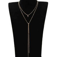Single chain gold and silver choker necklaceAzizaK