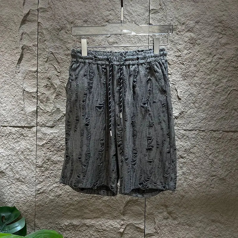 Sleeveless round neck t-shirt and shorts setAzizaK