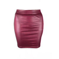 Slim faux leather pencil skirtAzizaK
