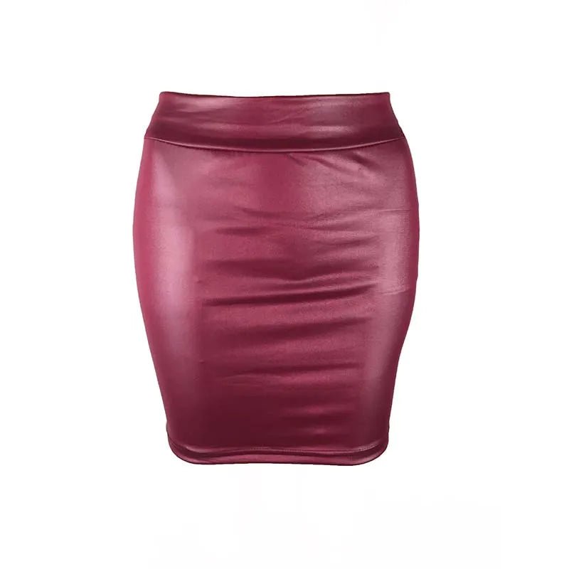 Slim faux leather pencil skirtAzizaK