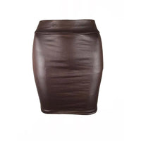 Slim faux leather pencil skirtAzizaK