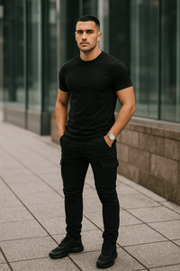 Slim Fit Cargo Jeans – Urban Street StyleAzizaK
