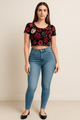 Slim - fit push - up pencil jeans in denimAzizaK