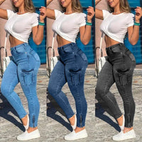 Slim Fit Sheath JeansAzizaK