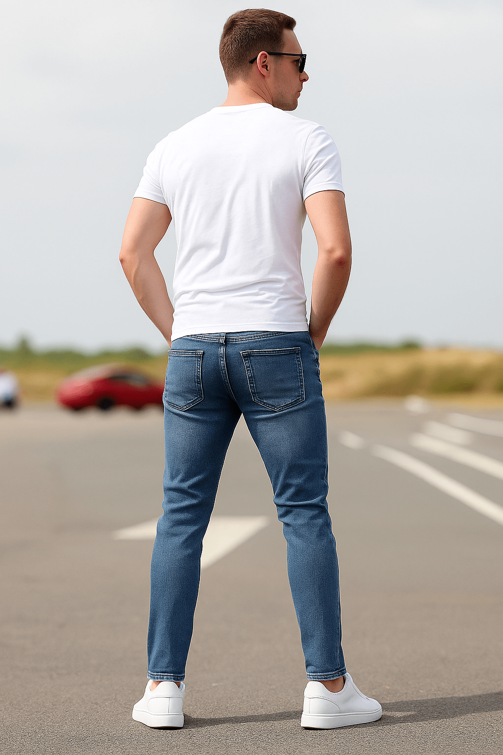 Slim Fit Vintage Wash JeansAzizaK