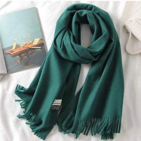 Soft and warm cashmere scarfAzizaK