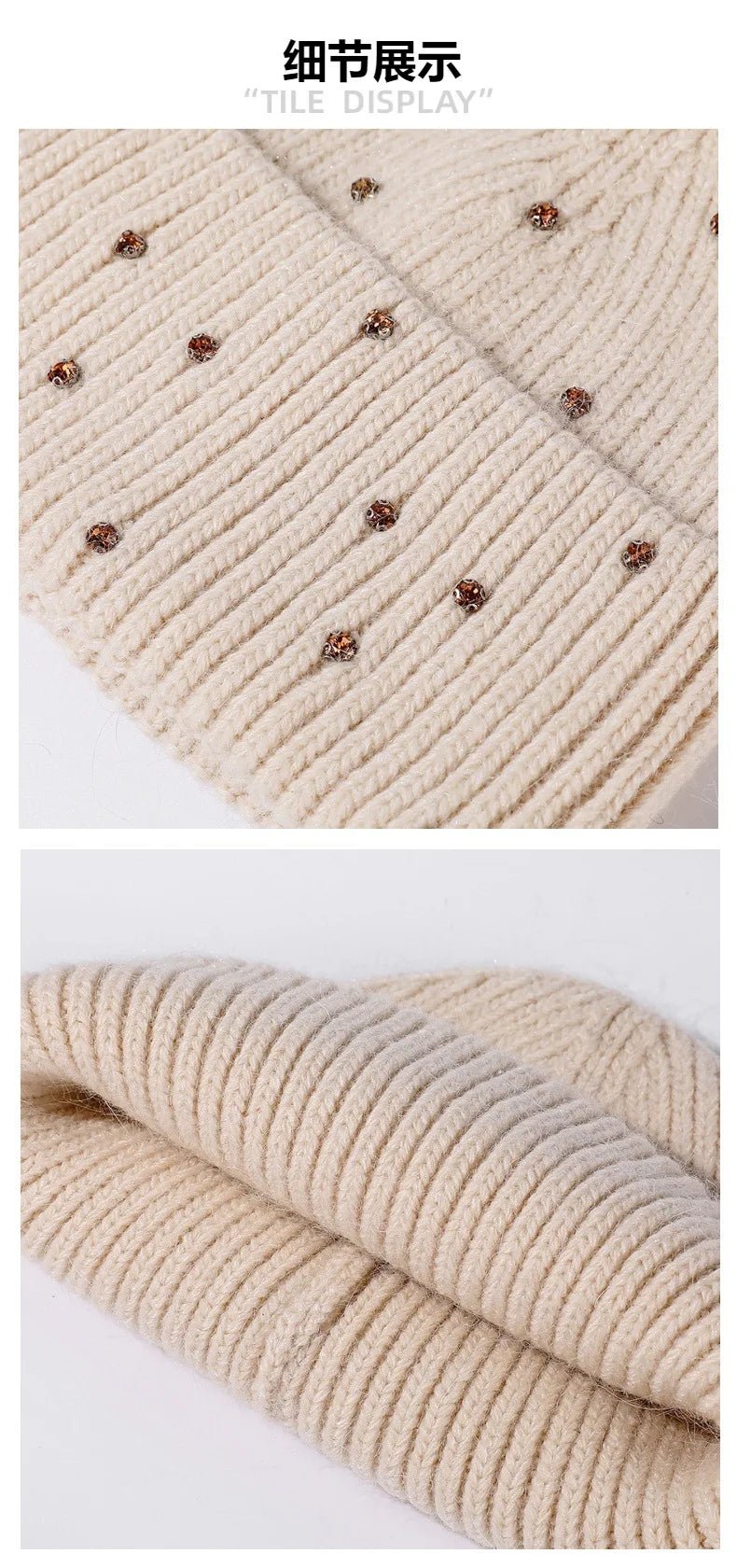 Soft and warm rabbit fur hatAzizaK