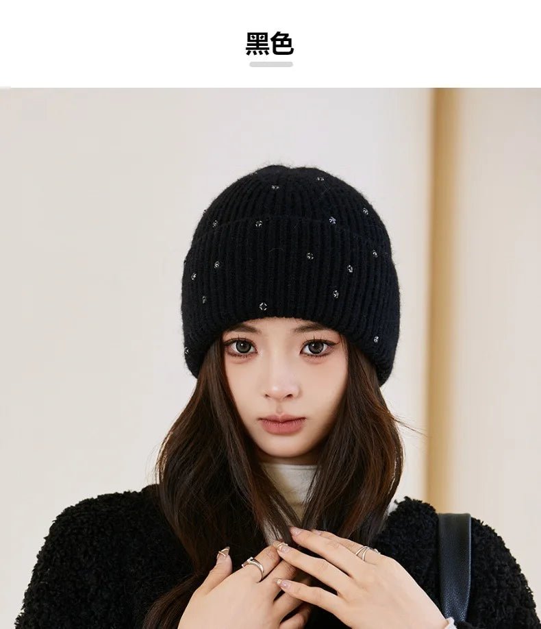 Soft and warm rabbit fur hatAzizaK
