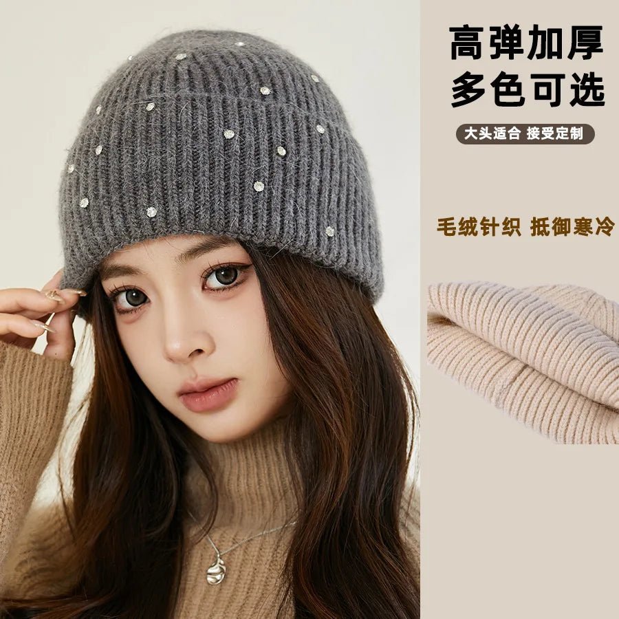 Soft and warm rabbit fur hatAzizaK