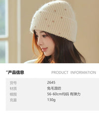 Soft and warm rabbit fur hatAzizaK