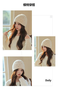 Soft and warm rabbit fur hatAzizaK
