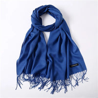 Solid Cashmere ScarfAzizaK