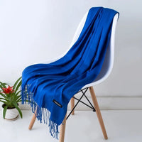 Solid Cashmere ScarfAzizaK