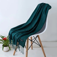 Solid Cashmere ScarfAzizaK