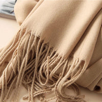 Solid Cashmere ScarfAzizaK