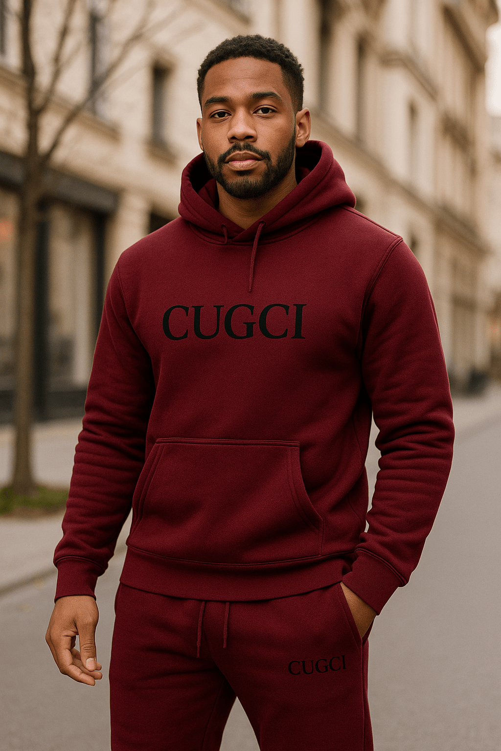 Solid Color Hooded Jackets + PantsAzizaK