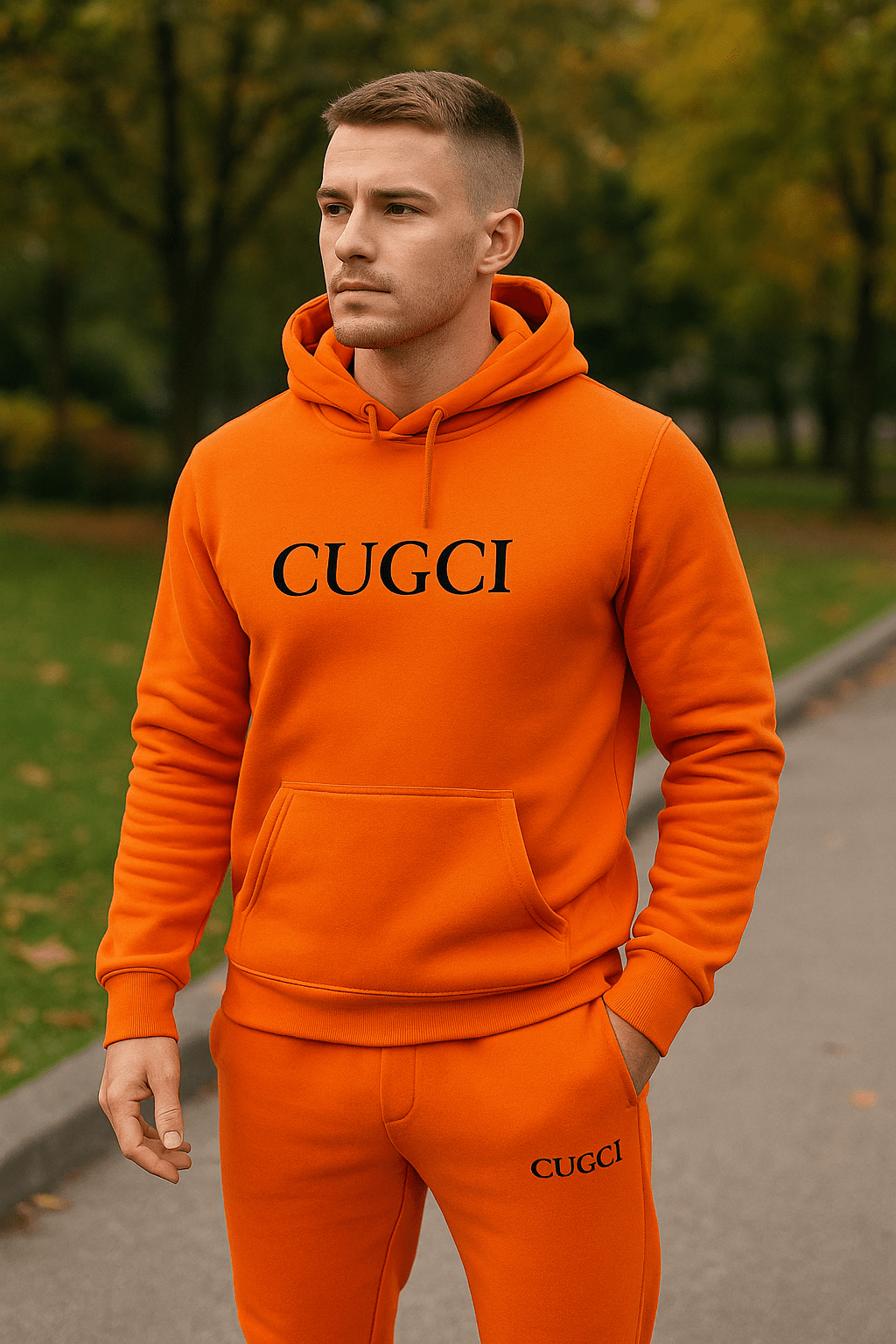 Solid Color Hooded Jackets + PantsAzizaK